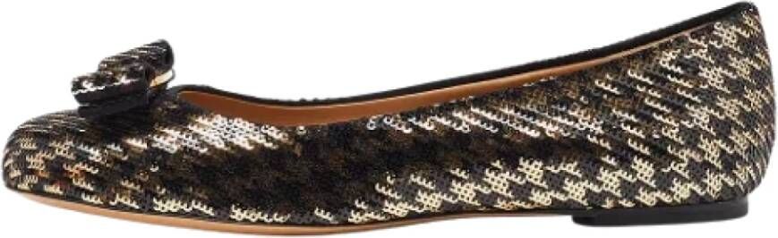 Salvatore Ferragamo Pre-owned Fabric flats Multicolor Dames