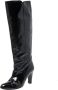 Salvatore Ferragamo Pre-owned Leather boots Black Dames - Thumbnail 1