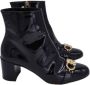 Salvatore Ferragamo Pre-owned Leather boots Black Dames - Thumbnail 1
