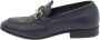 Salvatore Ferragamo Pre-owned Leather flats Blue Heren - Thumbnail 1