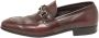 Salvatore Ferragamo Pre-owned Leather flats Brown Dames - Thumbnail 1