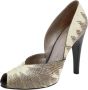 Salvatore Ferragamo Pre-owned Leather heels Beige Dames - Thumbnail 1