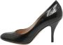 Salvatore Ferragamo Pre-owned Leather heels Black Dames - Thumbnail 1