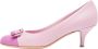 Salvatore Ferragamo Pre-owned Leather heels Pink Dames - Thumbnail 1