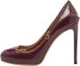 Salvatore Ferragamo Pre-owned Leather heels Red Dames - Thumbnail 1