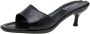 Salvatore Ferragamo Pre-owned Leather sandals Black Dames - Thumbnail 1