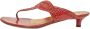 Salvatore Ferragamo Pre-owned Leather sandals Red Dames - Thumbnail 1