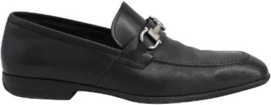 Salvatore Ferragamo Pre-owned Platte schoenen Black Dames