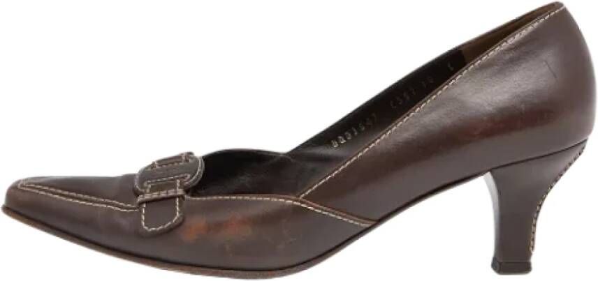 Salvatore Ferragamo Pre-owned Pumps Brown Dames