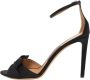 Salvatore Ferragamo Pre-owned Satin sandals Black Dames - Thumbnail 1