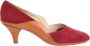 Salvatore Ferragamo Pre-owned Suede heels Red Dames - Thumbnail 1