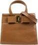 Salvatore Ferragamo Pre-owned Tweedehands Boog Bovenhandvat Satchel 21G478 - Thumbnail 1