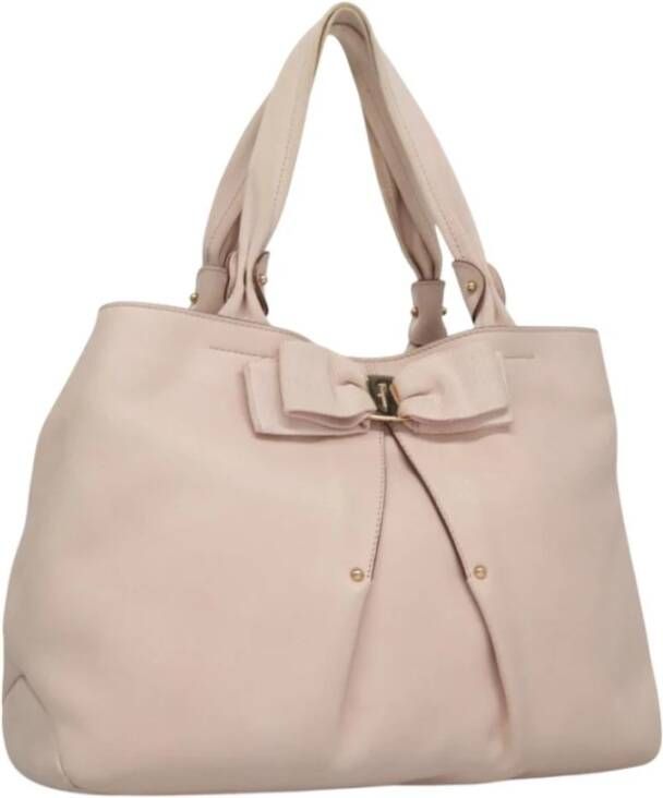 Salvatore Ferragamo Pre-owned Tweedehands Boog Grote Tote Tas