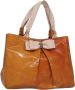 Salvatore Ferragamo Pre-owned Tweedehands Boog Tote Patentleren Handtas - Thumbnail 1