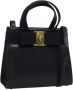 Salvatore Ferragamo Pre-owned Tweedehands Boogdetail Leren Satchel - Thumbnail 1