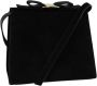Salvatore Ferragamo Pre-owned Tweedehands Boogdetail Suède Crossbody Tas - Thumbnail 1