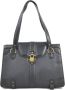 Salvatore Ferragamo Pre-owned Tweedehands Elegante Top Handvat Satchel Handtas met Slot Sluiting - Thumbnail 1