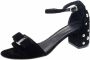 Salvatore Ferragamo Pre-owned Velvet sandals Black Dames - Thumbnail 1