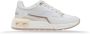 Salvatore Ferragamo Sneakers van geperst leer met mesh details White Dames - Thumbnail 1