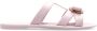 Salvatore Ferragamo Sandalen New Vara Rubber Sandals in roze - Thumbnail 1