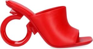 Salvatore Ferragamo Sandalen met hoge hakken Rood Dames