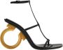 Salvatore Ferragamo Zwarte Sandalen met Runway Gancio T.10.5 Black Dames - Thumbnail 1