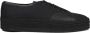 Salvatore Ferragamo Zwarte Platform Espadrille Sneakers Logo Black Dames - Thumbnail 1