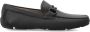 Salvatore Ferragamo Zwarte Front 4 Mocassins Black Heren - Thumbnail 1