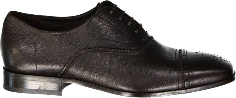 Salvatore Ferragamo Riley leren schoenen Black Heren