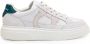 Salvatore Ferragamo Lage leren sneakers met suède inzetstukken White Heren - Thumbnail 8