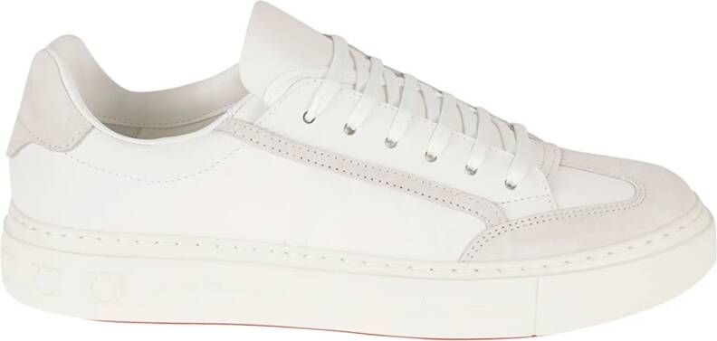 Salvatore Ferragamo Sneakers Wit Heren