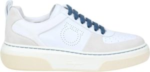 Salvatore Ferragamo Sneakers Wit Heren