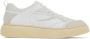 Salvatore Ferragamo Witte Leren Sneakers White Heren - Thumbnail 1