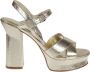 Salvatore Ferragamo Sonya Hoge Hak Sandalen Grijs Dames - Thumbnail 1