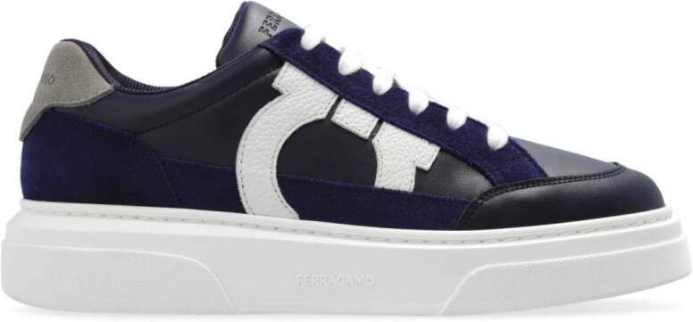 Salvatore Ferragamo Sportschoenen Cassina Blue Heren