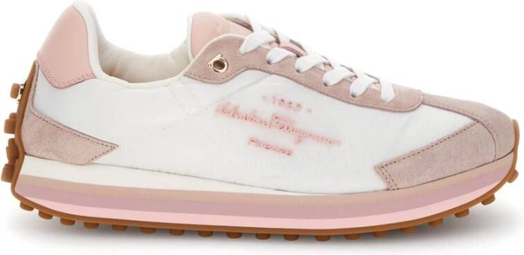 Salvatore Ferragamo Sportschoenen Sneakers Roze Dames
