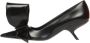 Salvatore Ferragamo Zwarte Ferragamo Sandalen met Hak Zwart Dames - Thumbnail 3