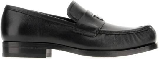 Salvatore Ferragamo Stijlvolle Loafers voor Heren Black Heren