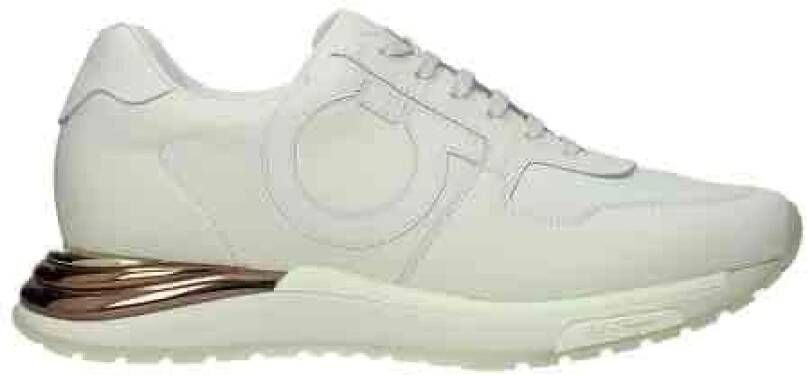 Salvatore Ferragamo Stijlvolle Sneakers voor Mannen en Vrouwen White Dames