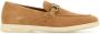 Salvatore Ferragamo Suede Cosimo Loafers in Kameel Brown Heren - Thumbnail 1