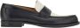 Salvatore Ferragamo Twee-Tone Logo-Debossed Loafers Black Dames - Thumbnail 3