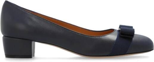 Salvatore Ferragamo 'Vara' Ballet Flats Blue Dames