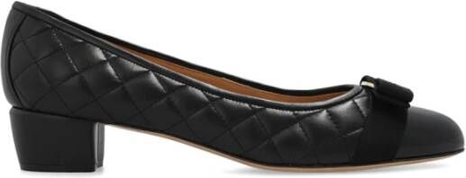 Salvatore Ferragamo Zwarte en grijze ballerina`s Zwart Dames