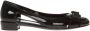 Salvatore Ferragamo Zwarte platte schoenen Vara Jelly Black Dames - Thumbnail 2
