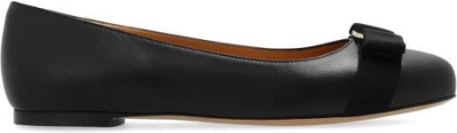 Salvatore Ferragamo Varina Ballet Flats Black Dames