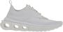 Salvatore Ferragamo Witte Gebreide Lage Sneakers met Gancini Plaque White Heren - Thumbnail 1