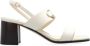 Salvatore Ferragamo Witte Leren Sandalen Elegante Stijl White Dames - Thumbnail 11
