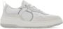 Salvatore Ferragamo Witte Sneakers met Gancini Print Logo White Dames - Thumbnail 1