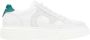 Salvatore Ferragamo Lage leren sneakers met suède inzetstukken White Heren - Thumbnail 2