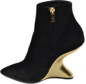 Salvatore Ferragamo Women's Boots Zwart Dames